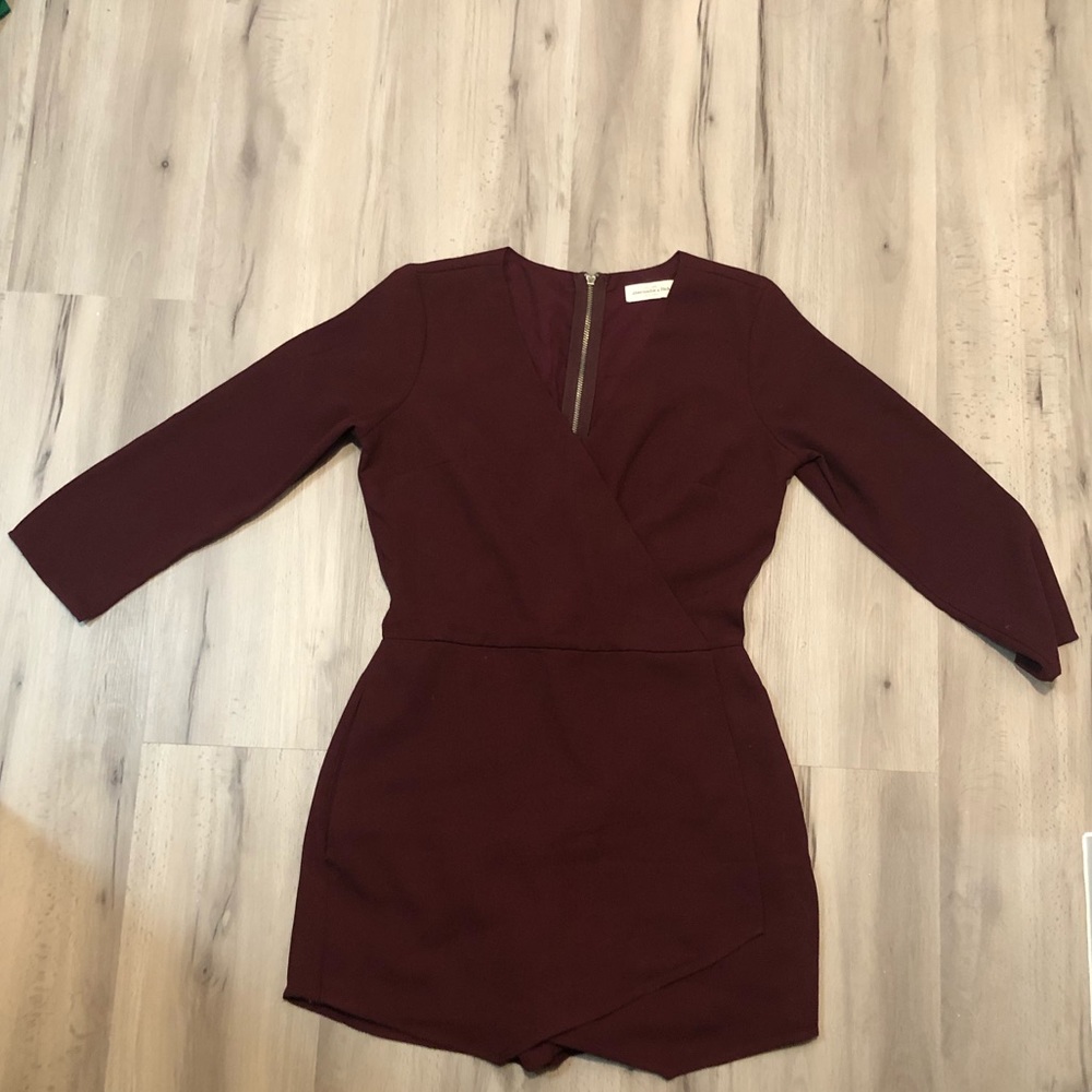 Maroon Romper